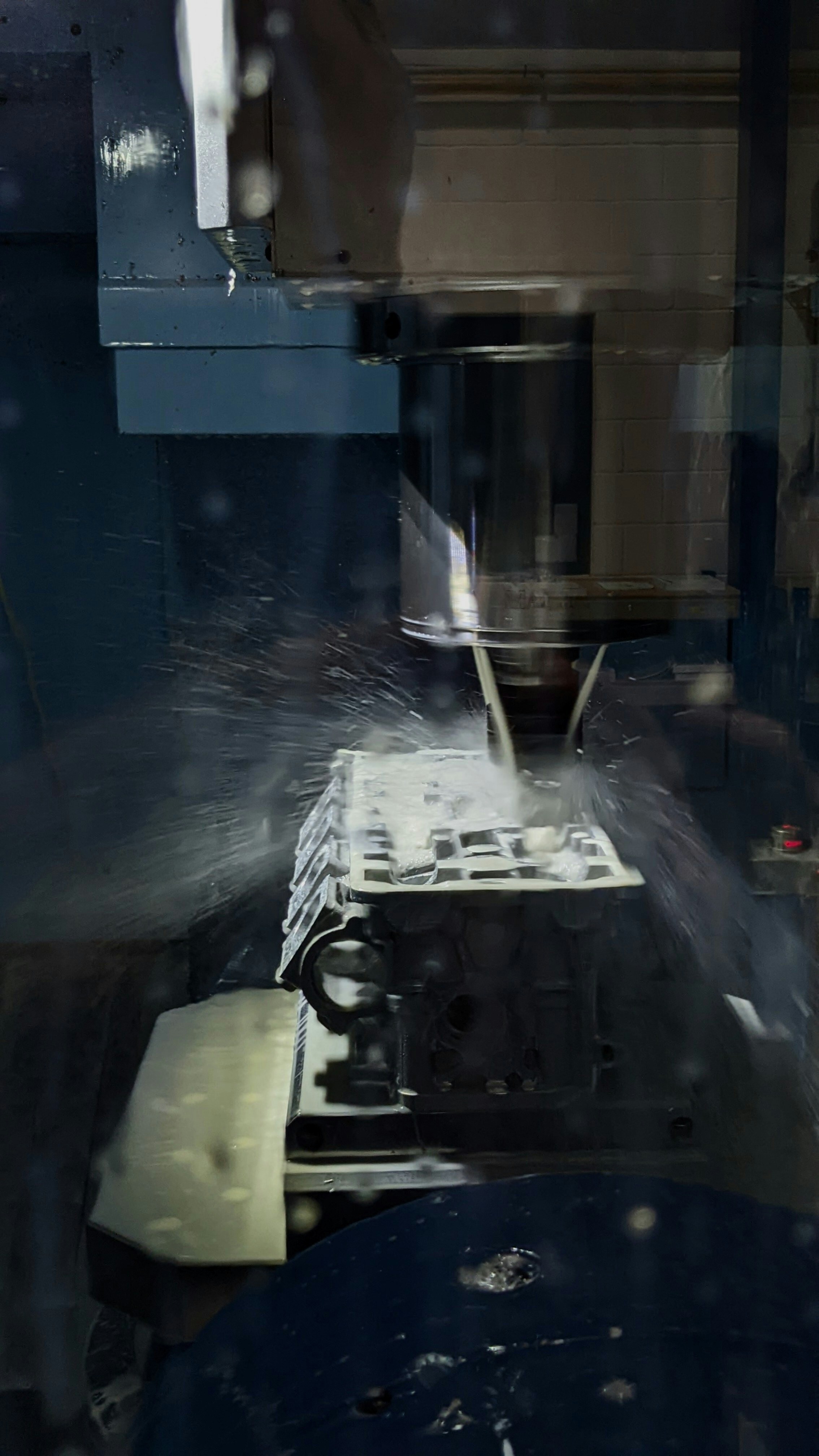 CNC mill in action
